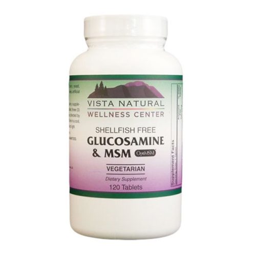 Vista Natural Wellness Glucosamine & MSM 500 mg./500 mg. (120 Tablets)