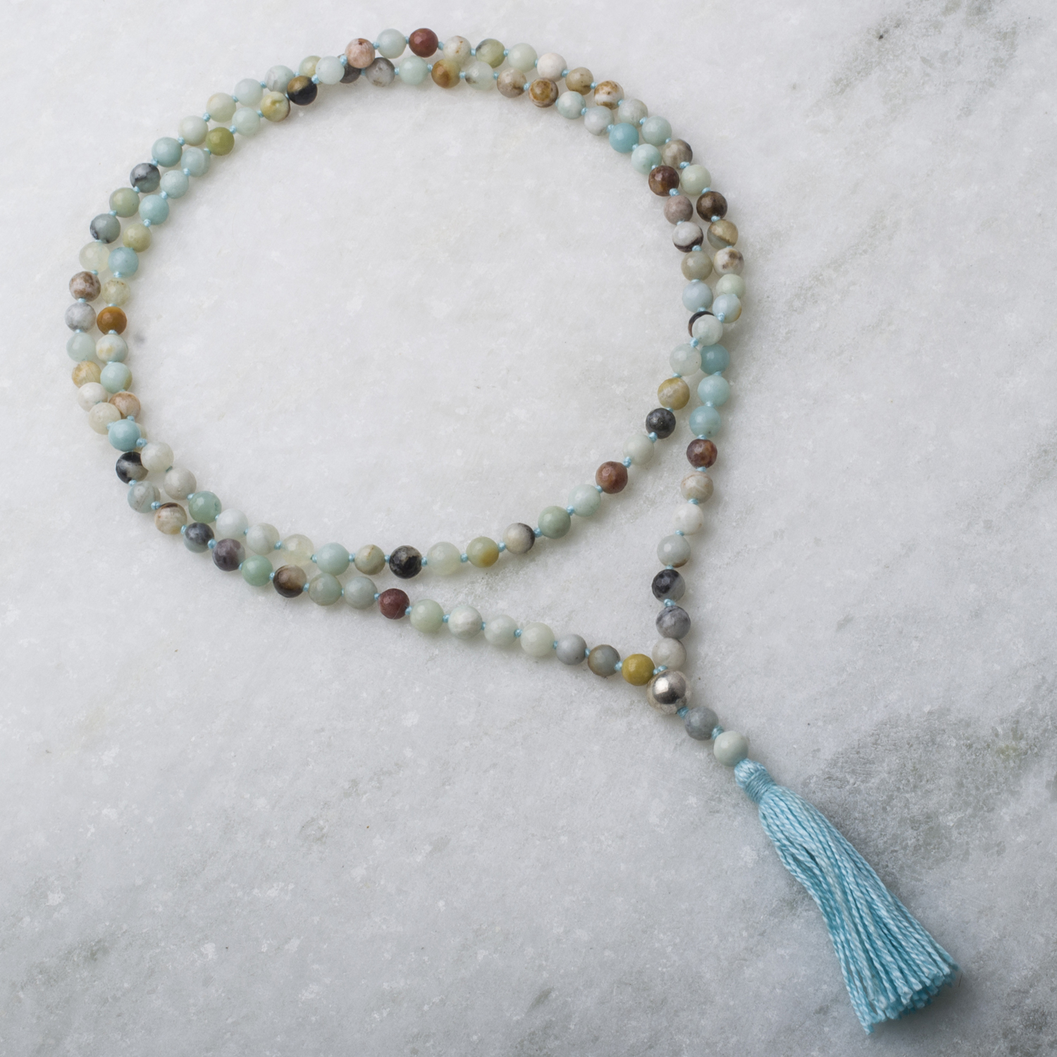 Multi Amazonite Mala