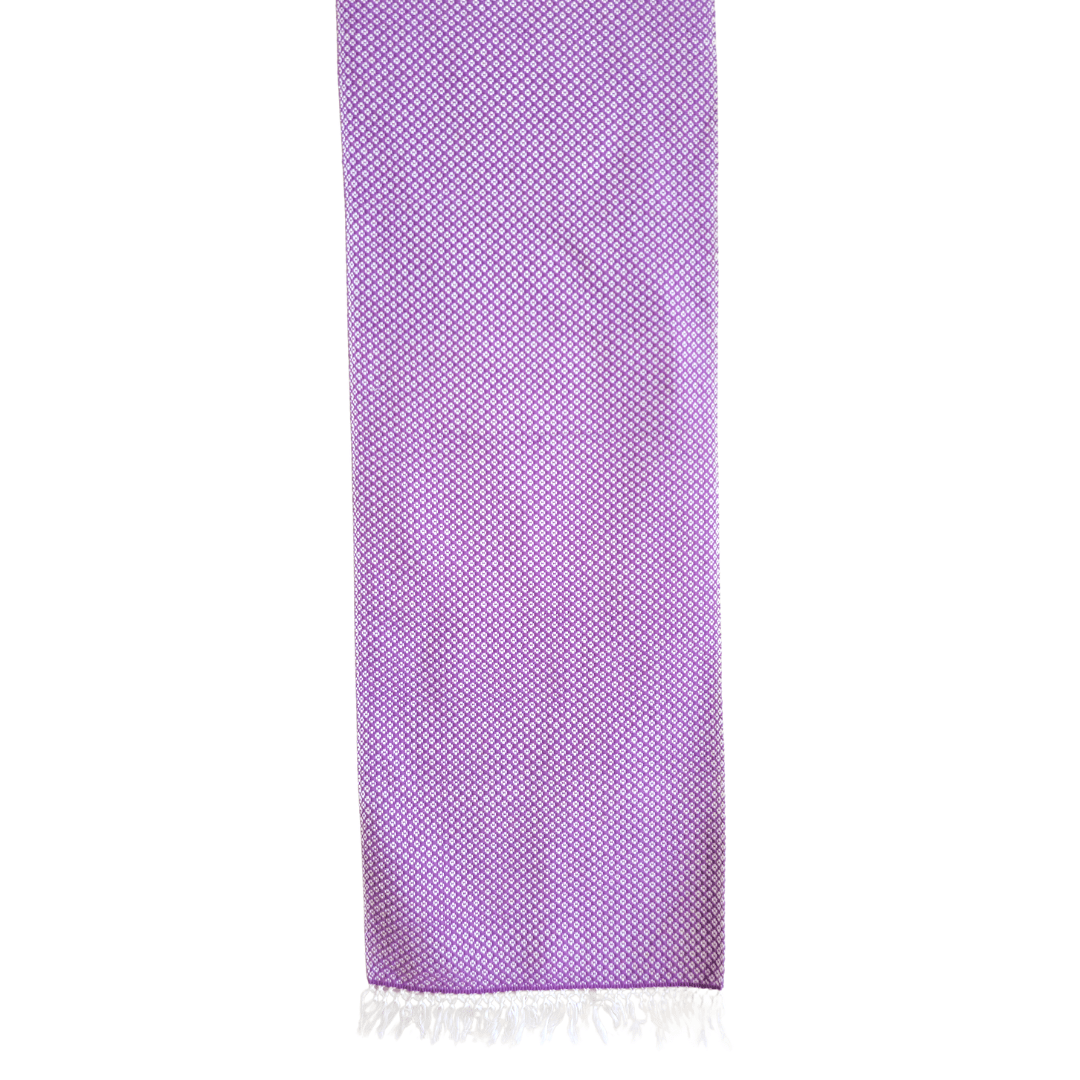 Table Runner – Purple/Ivory