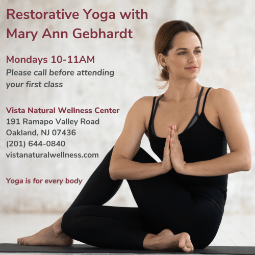 10 Class Pass For Restorative Yoga With Mary Ann Gebhardt