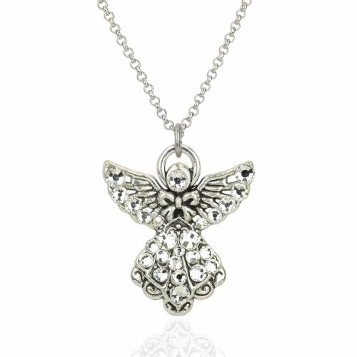 Jophiel Crystal Guardian Angel Necklace by Anne Koplik